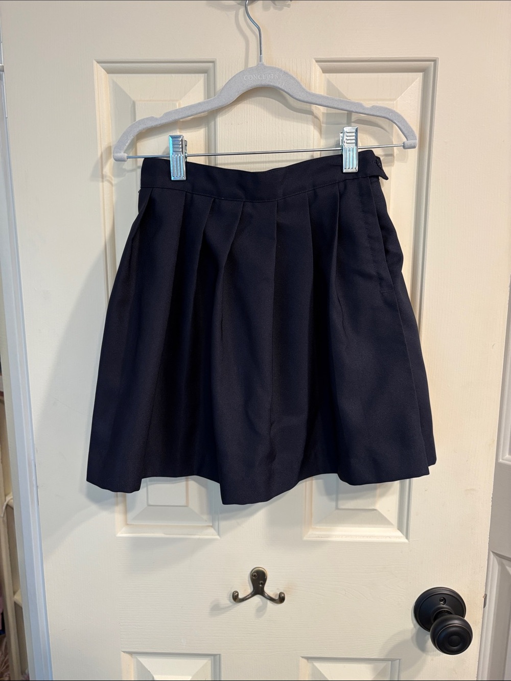 French Toast Pleated Navy Uniform Skirt